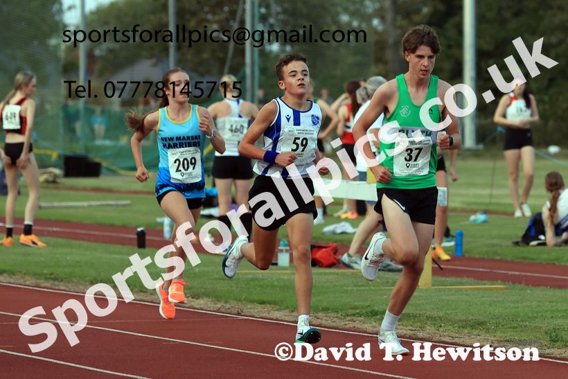 3000 metres, 2024 NEGP 6, Monkton Stadium,  Wednesday, August 14th.  Photo: David T. Hewitson/Sports for All Pics